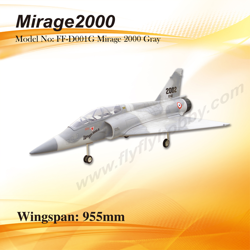 MIRAGE 2000 Gray Kit+Retract Gear